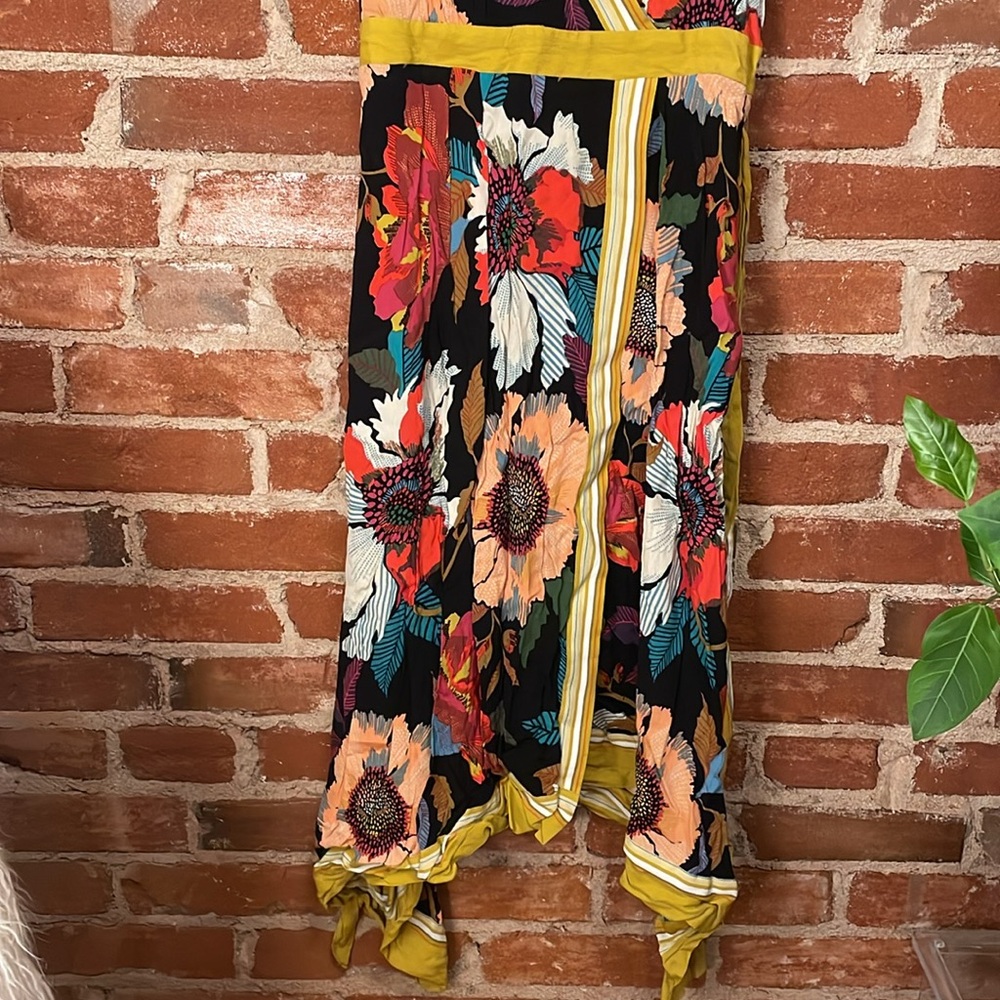 NWT Anthropologie Maeve Botanica Floral Wrap Dress size 8 - Picture 8 of 10